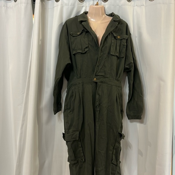 Fashion Nova Pants - Fashion Nova olive green Jumpsuit